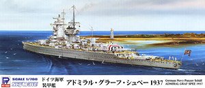 German Navy Panzer Schiff Admiral Graf Spee 1937 (Plastic model)