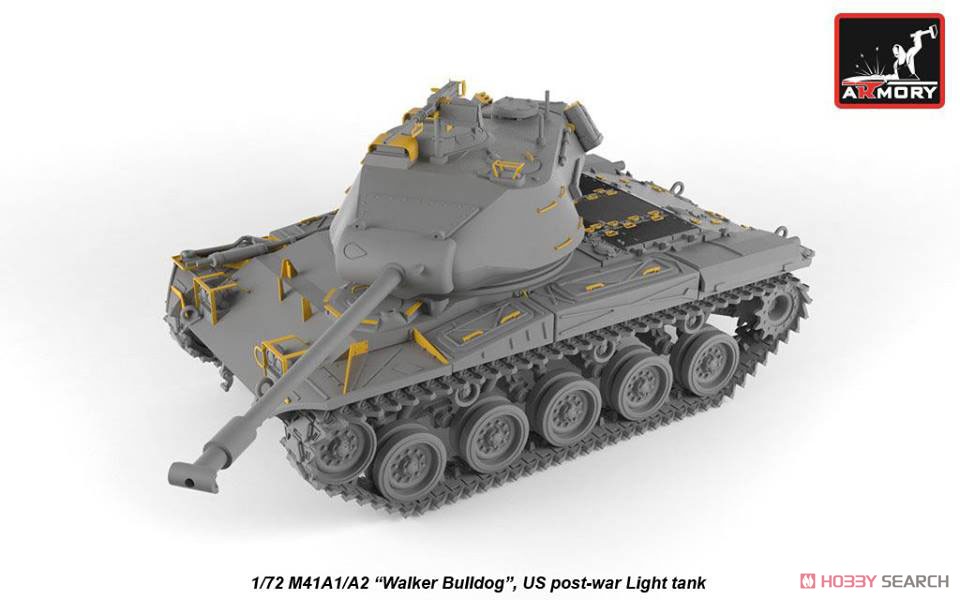 M41A1/A2 ウォーカー・ブルドッグ 軽戦車 (プラモデル) その他の画像1