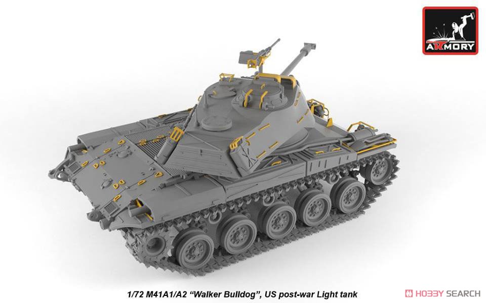 M41A1/A2 ウォーカー・ブルドッグ 軽戦車 (プラモデル) その他の画像3