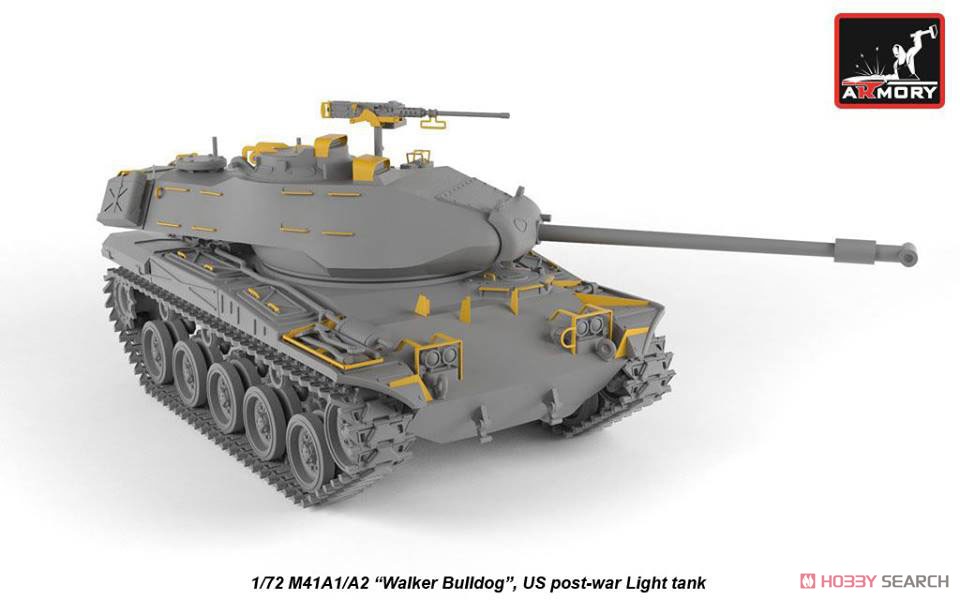 M41A1/A2 ウォーカー・ブルドッグ 軽戦車 (プラモデル) その他の画像4