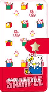Gin Tama x Sanrio Characters Smartphone Case w/Charm [Sada and Elly] (Anime Toy)