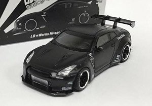 LB Works Nissan GT-R R35 Type I Rear Wing Ver.1 Matt Black USA Limited Edition (Diecast Car)