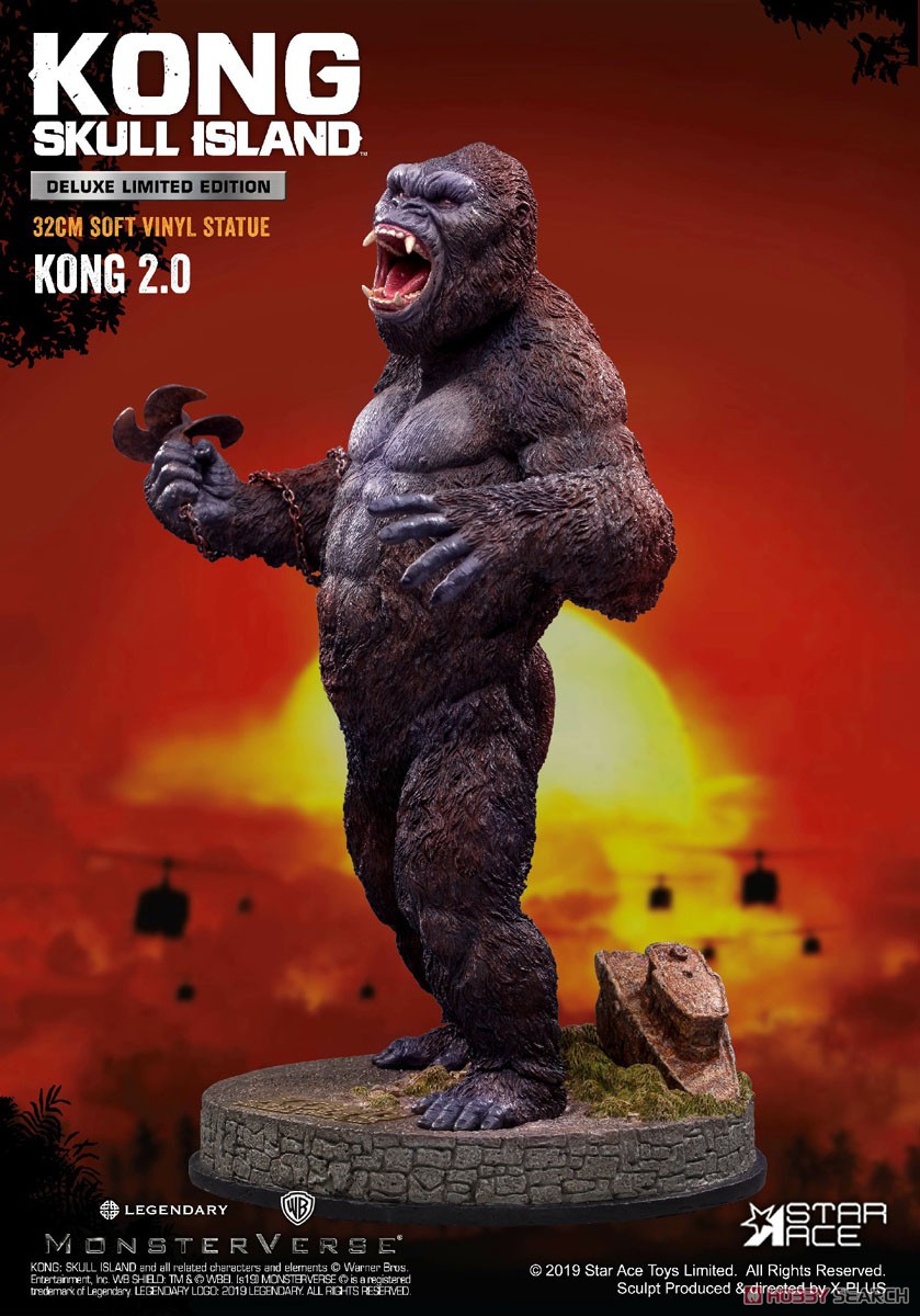 Star Ace Toys [Kong: Skull Island] Kong Soft 2.0 Vinyl Statue (DX Ver.) (Completed) Item picture3
