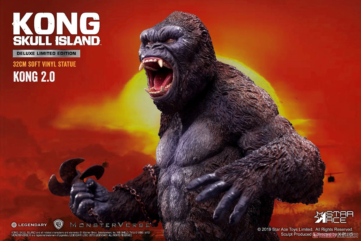 Star Ace Toys [Kong: Skull Island] Kong Soft 2.0 Vinyl Statue (DX Ver.) (Completed) Item picture4