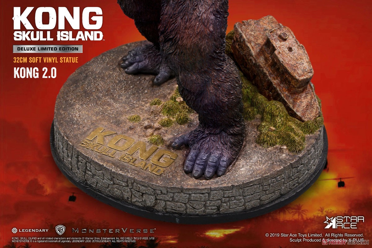 Star Ace Toys [Kong: Skull Island] Kong Soft 2.0 Vinyl Statue (DX Ver.) (Completed) Item picture5