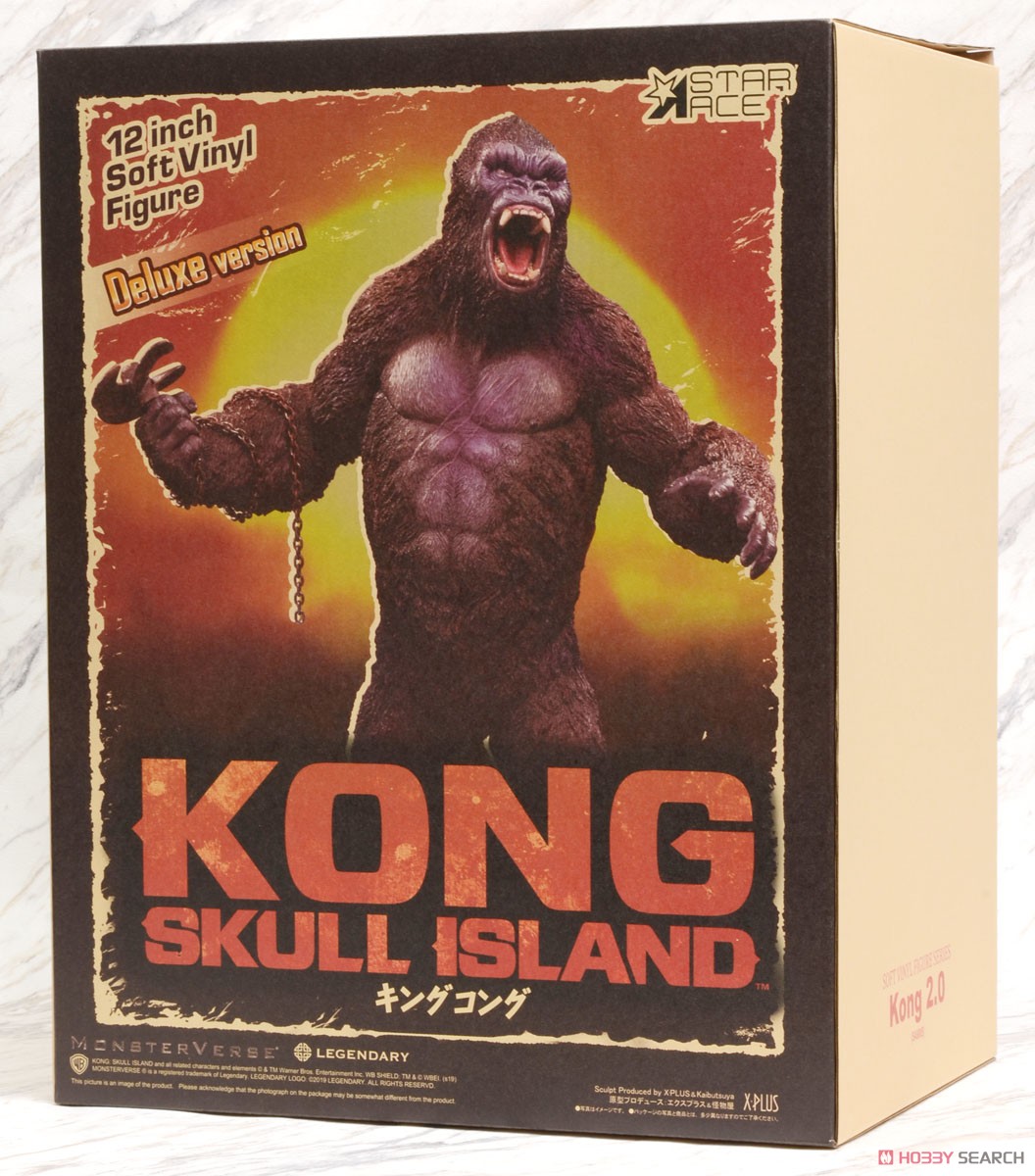 スターエーストイズ 「キングコング：髑髏島の巨神」 コング 2.0 ソフビ スタチュー (デラックス版) (完成品) パッケージ1