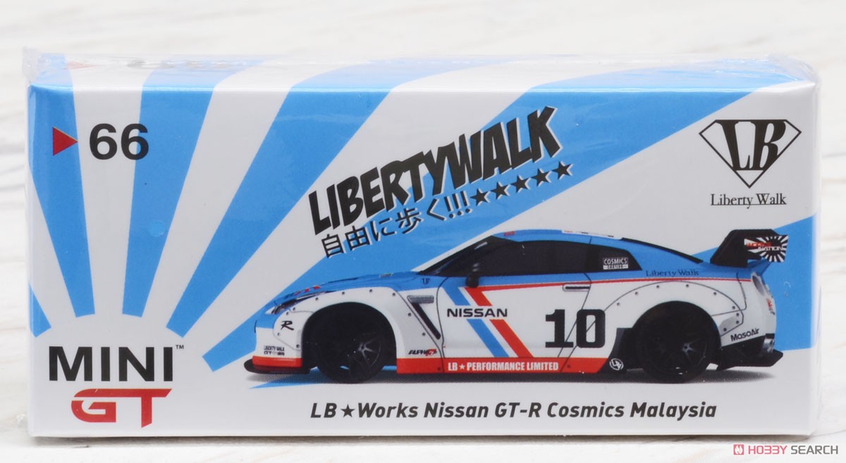 LB Works Nissan GT-R R35 Type I Rear Wing Ver.1+2 Cosmics #10 Malaysia Limited Edition (Diecast Car) Package1
