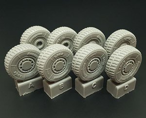 JGSDF Type 16 Wheels (for Tamiya) (Plastic model)