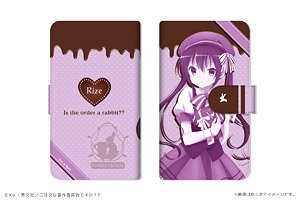 Is the Order a Rabbit?? Diary Smartphone Case for Multi Size [L] 03 Rize (Anime Toy)