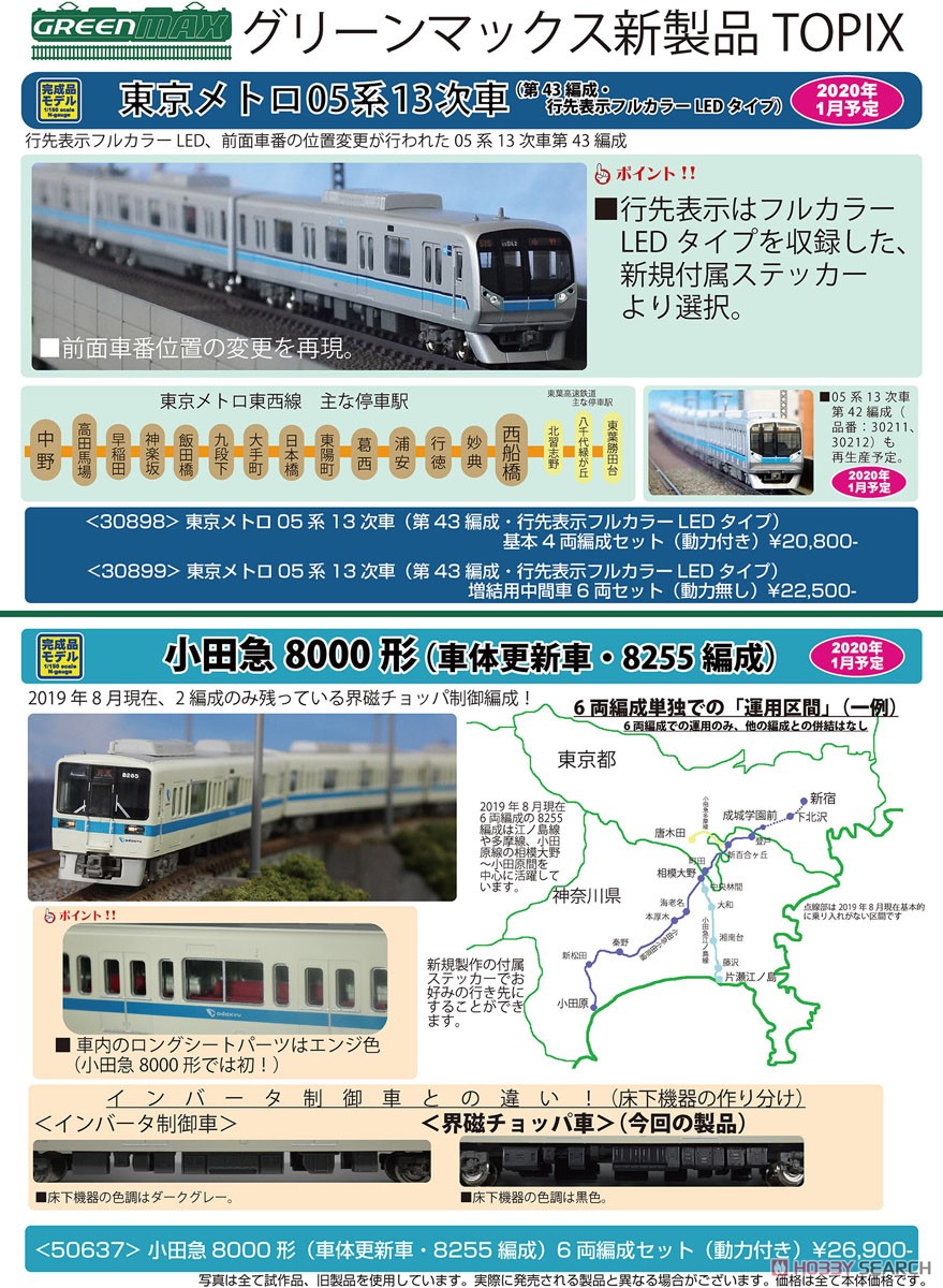 東京メトロ 05系13次車 (第43編成・行先表示フルカラーLEDタイプ) 基本4両編成セット (動力付き) (基本・4両セット) (塗装済み完成品) (鉄道模型) その他の画像3