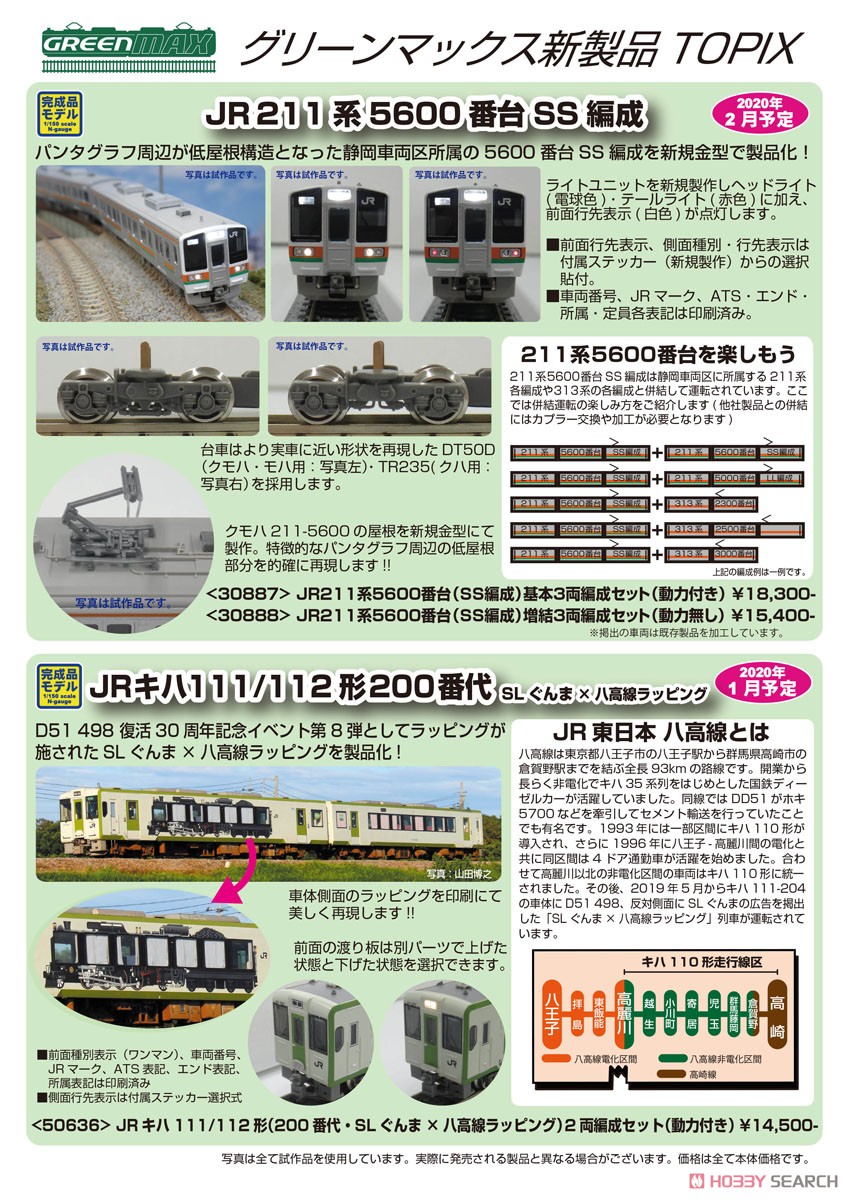 JR 211系5600番台 (SS編成) 基本3両編成セット (動力付き) (基本・3両セット) (塗装済み完成品) (鉄道模型) その他の画像3