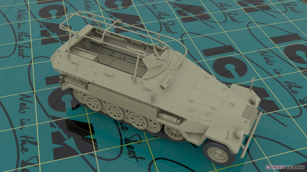 ドイツ Sd.Kfz.251/6 Ausf.A 装甲指揮車 w/クルー (プラモデル) その他の画像1