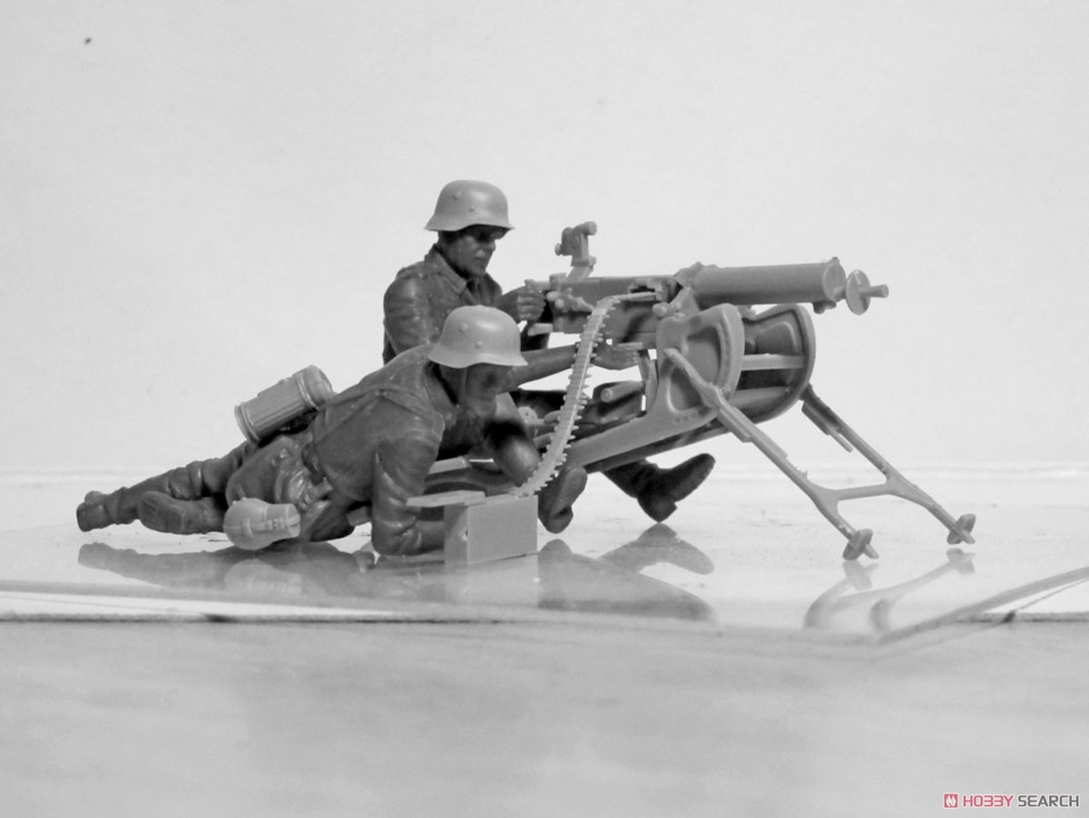 WWII ドイツ MG08 MGチーム (プラモデル) 商品画像1