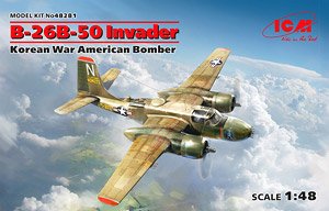 B-26B-50 Invader, Korean War American Bomber (Plastic model)