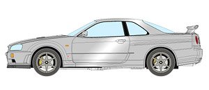 Nissan Skyline GT-R (BNR34) 1999 Sonic Silver (Diecast Car)