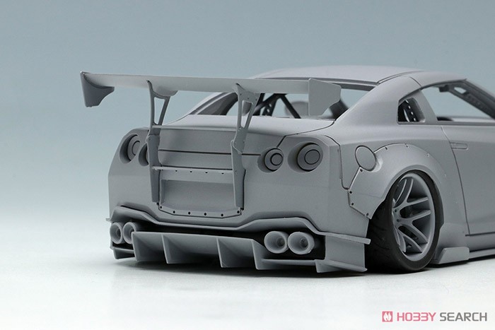 LB WORKS GT-R Type 2 Racing Spec パールホワイト (ピンクエフェクト) (ミニカー) その他の画像10
