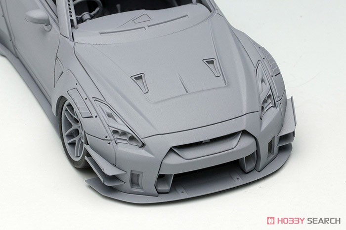 LB WORKS GT-R Type 2 Racing Spec パールホワイト (ピンクエフェクト) (ミニカー) その他の画像5