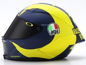 Vロッシ 2018年 motoGP AGV ヘルメット (ミニカー)