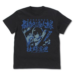 アイドルマスター シャイニーカラーズ 紅蘭偉魔空珠学園Tシャツ 杜野凛世 Ver. BLACK L (キャラクターグッズ)