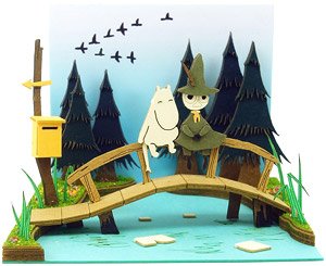 [Miniatuart] Moomin Mini : Moomin Valley River (Assemble kit) (Railway Related Items)
