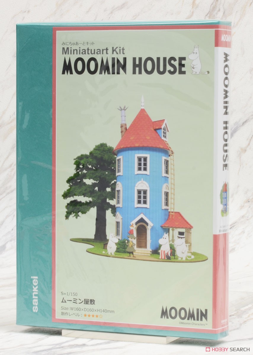 [みにちゅあーと] 特別企画 「ムーミンシリーズ」 ムーミン屋敷 (組み立てキット) (鉄道関連商品) (鉄道模型) パッケージ1