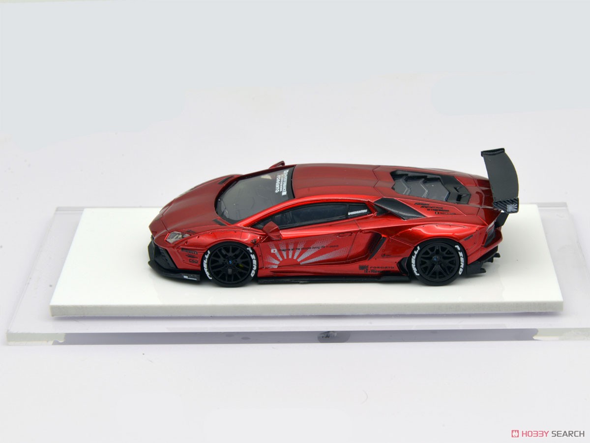 LIBERTY WALK LB Works Aventador LP700 Chrome Red (ミニカー) 商品画像2