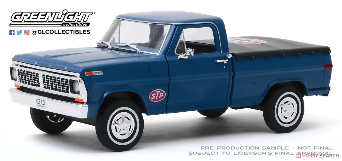 Running on Empty - 1970 Ford F-100 with Bed Cover - STP (Diecast Car) Item picture1