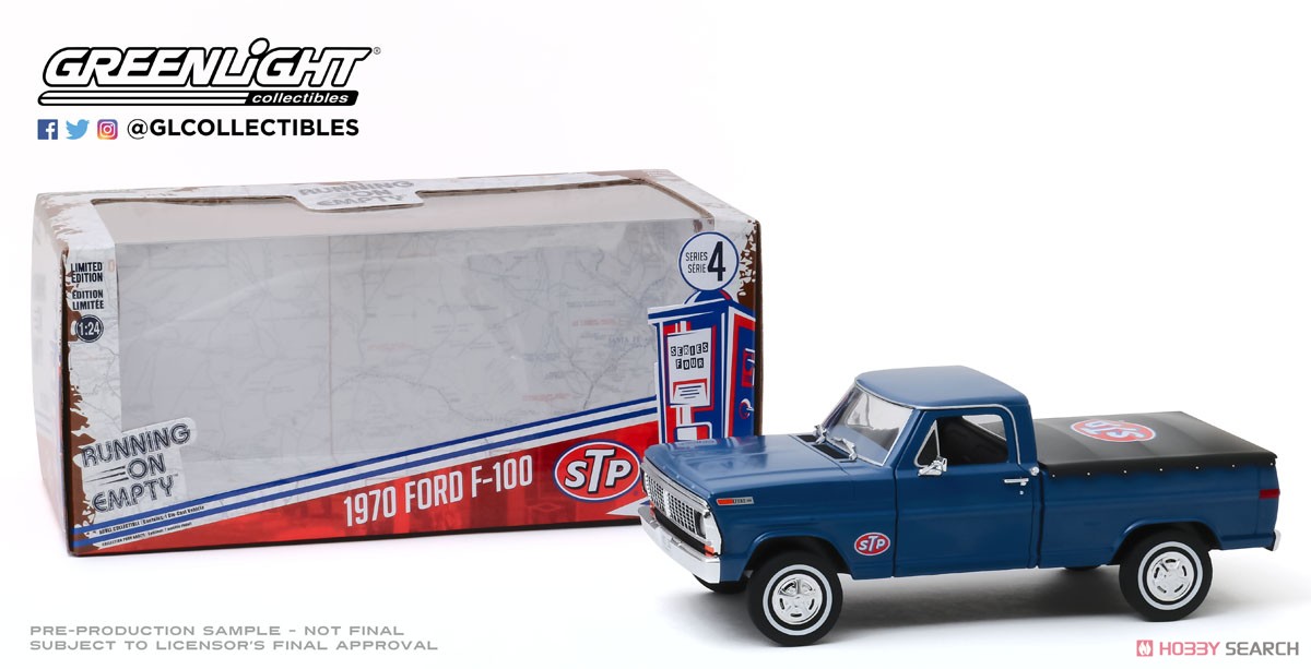Running on Empty - 1970 Ford F-100 with Bed Cover - STP (Diecast Car) Item picture3