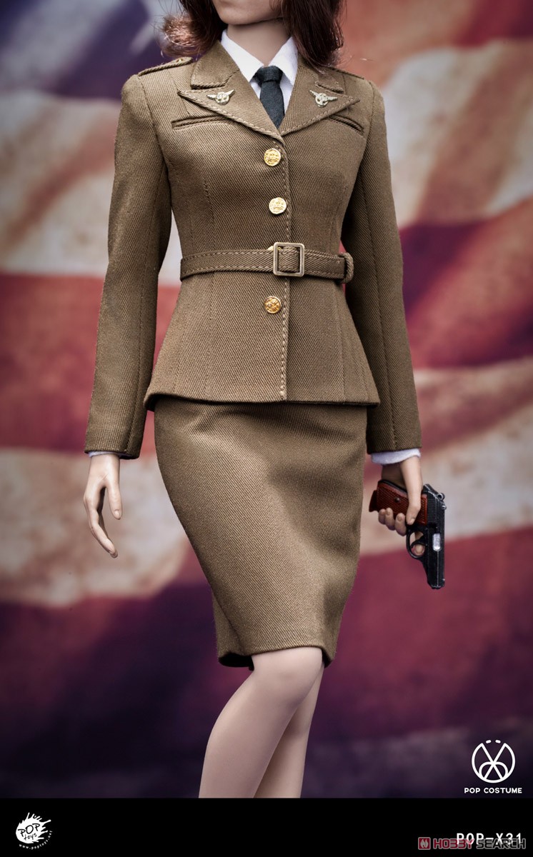女性用アウトフィット WWII アメリカ陸軍 フィメールエージェント ユニフォーム (ドール) その他の画像2