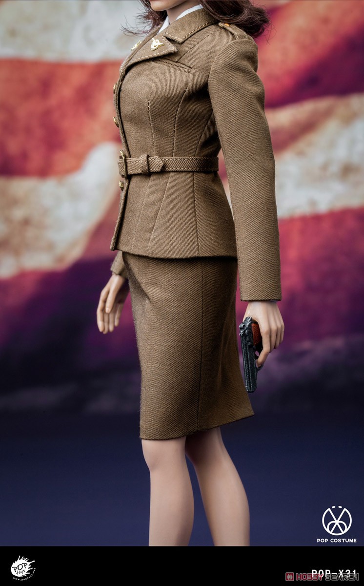 女性用アウトフィット WWII アメリカ陸軍 フィメールエージェント ユニフォーム (ドール) その他の画像5