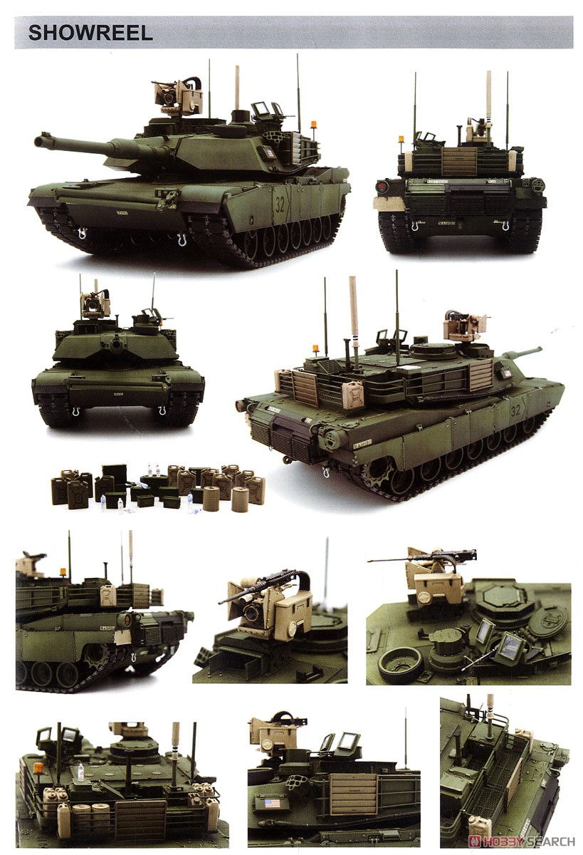M1A2 SEP V2 エイブラムス 米軍主力戦車 (プラモデル) 塗装9