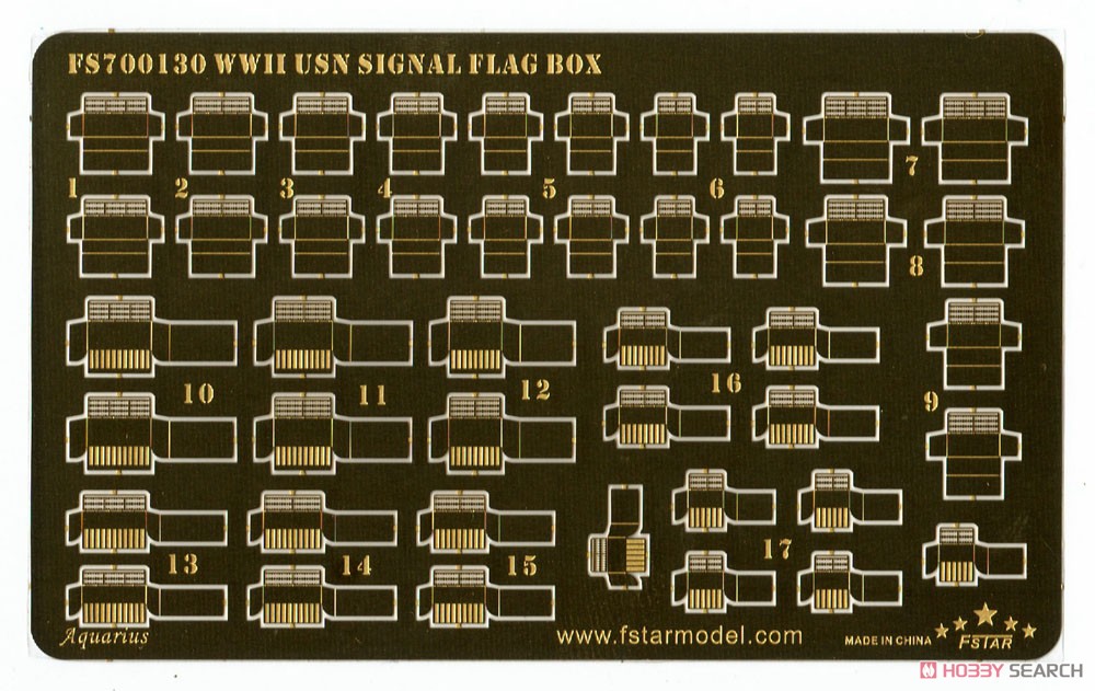 WW.II アメリカ海軍 信号旗収納箱 (プラモデル) 商品画像1