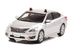 日産 ティアナ XE (L33) 2016 警察本部刑事部機動捜査隊車両 (2灯仕様/銀) (ミニカー)