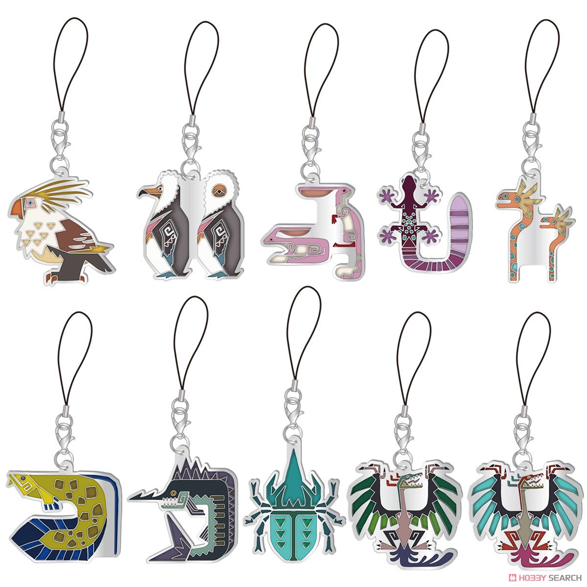 Monster Hunter World: Iceborne Pets Icon Stained Mascot Collection Vol.2 (Set of 10) (Anime Toy) Item picture1