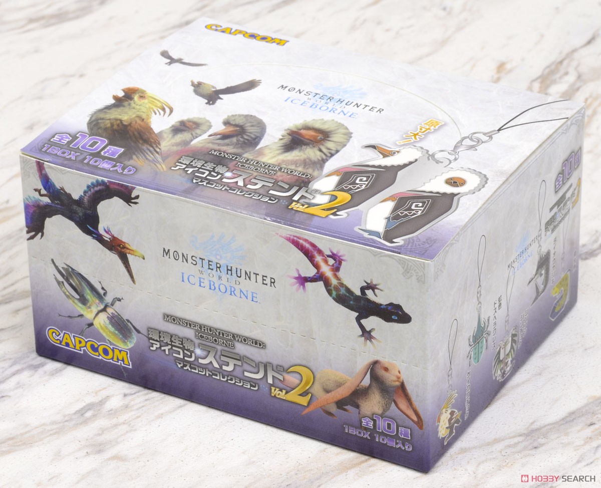 Monster Hunter World: Iceborne Pets Icon Stained Mascot Collection Vol.2 (Set of 10) (Anime Toy) Package1