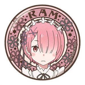 Re: Life in a Different World from Zero Art Nouveau Series Can Badge Ram (Anime Toy)