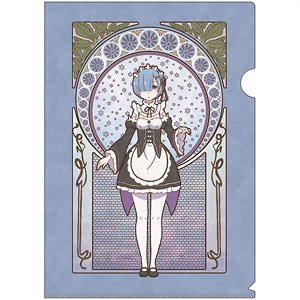 Re: Life in a Different World from Zero Art Nouveau Series A4 Clear File Rem (Anime Toy)