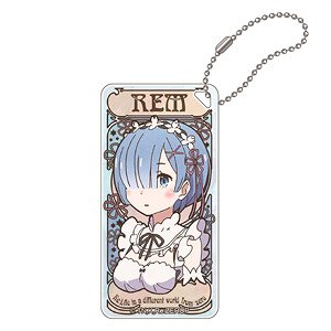 Re: Life in a Different World from Zero Art Nouveau Series Domiterior Key Chain Rem B (Anime Toy)