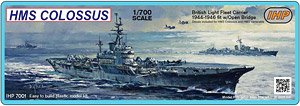 イギリス海軍 空母 HMS コロッサス 1944年 (プラモデル)