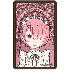 Re: Life in a Different World from Zero Art Nouveau Series IC Card Sticker Ram (Anime Toy)
