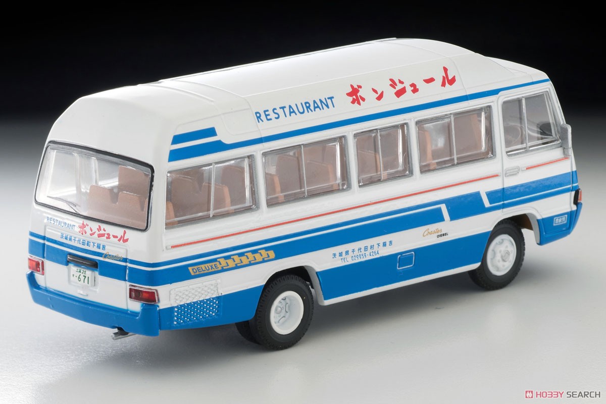 TLV-184a トヨタ コースター クーラー車 (レストラン ボンジュール) (ミニカー) 商品画像2