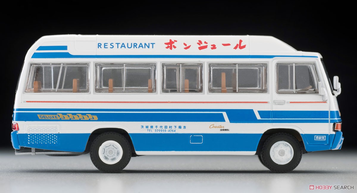 TLV-184a トヨタ コースター クーラー車 (レストラン ボンジュール) (ミニカー) 商品画像4