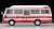 TLV-184b トヨタ コースター ハイルーフ デラックス車 (白/赤) (ミニカー) 商品画像3