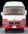 TLV-184b トヨタ コースター ハイルーフ デラックス車 (白/赤) (ミニカー) 商品画像5