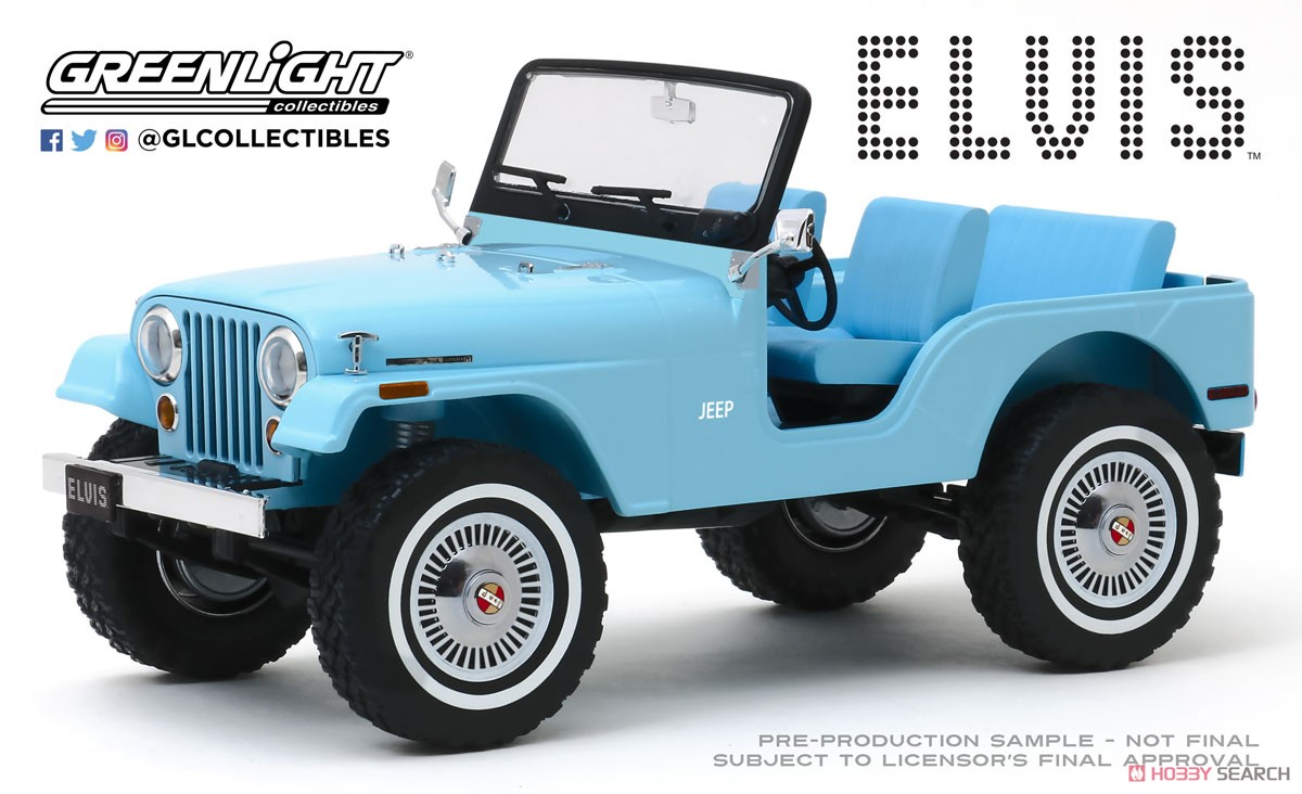 Artisan Collection - Elvis Presley (1935-77) - Jeep CJ-5 - Sierra Blue (ミニカー) 商品画像1