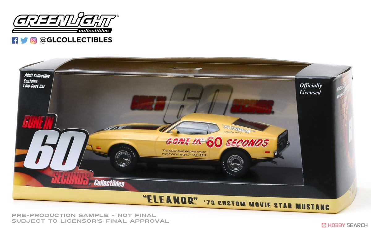 Gone in Sixty Seconds 1973 Ford Mustang Mach 1 `Eleanor` (Post-Filming Tribute Edition) (ミニカー) その他の画像2