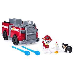 Paw Patrol Rescue Play Set Marshall Fire Truck (Character Toy)