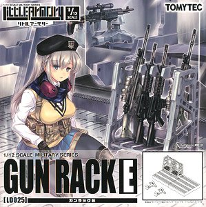 1/12 Little Armory (LD025) Gun Rack E (Plastic model)