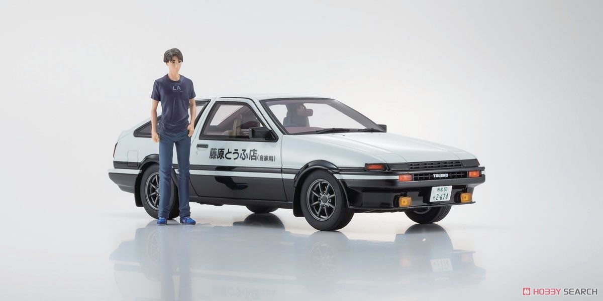 新劇場版 頭文字D トヨタ スプリンター トレノ AE86 藤原拓海フィギュア付 (ミニカー) 商品画像2