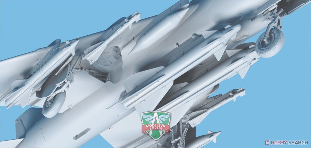 スホーイ Su-17M3 フィッター 可変翼戦闘爆撃機 初期型 w/ミサイル (プラモデル) その他の画像1